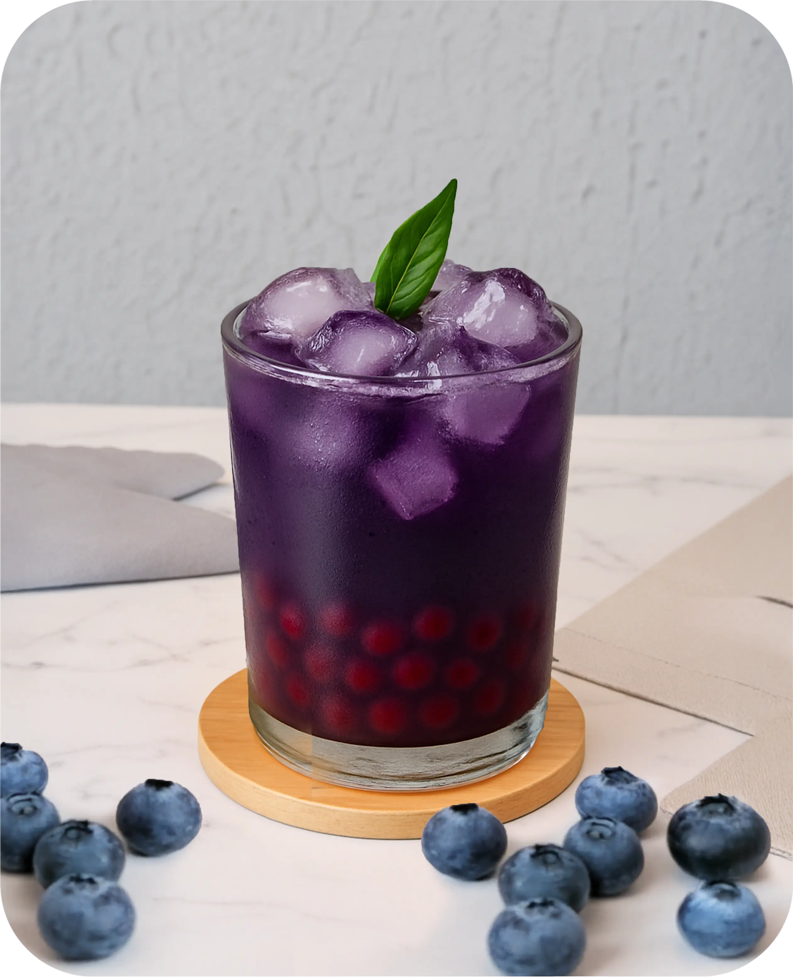 Yaban Mersinli Bubble Tea